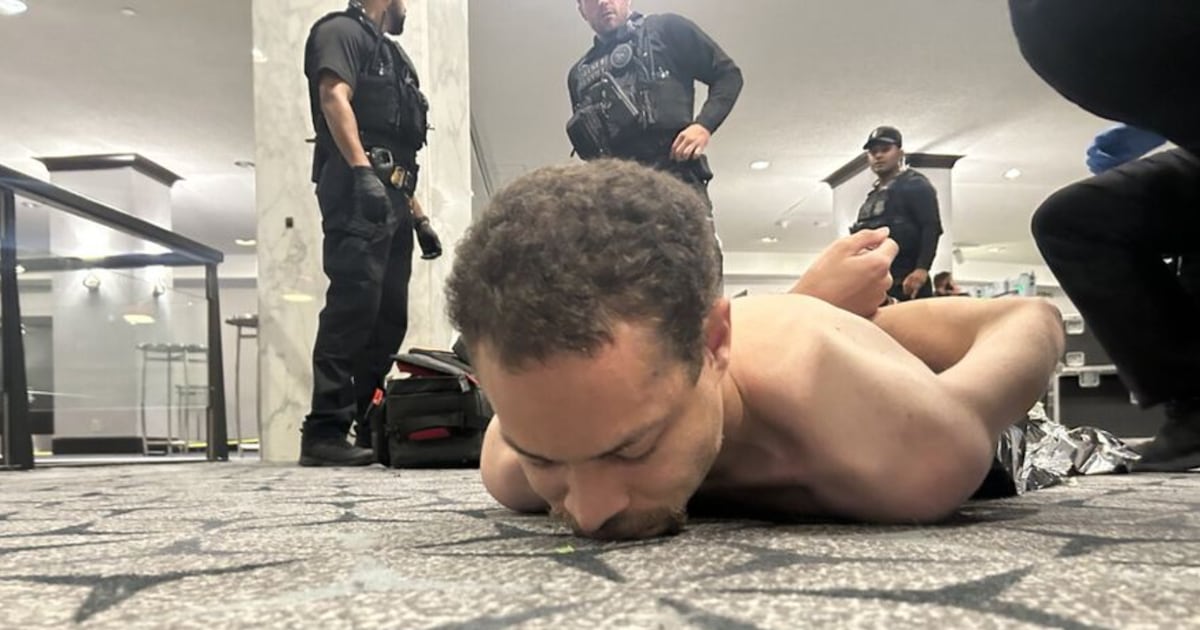 Photo of White House Corresponds Dinner shooter. — Image credit: Suspect, 31, Apprehended in White House Correspondents' Dinner Shooting
