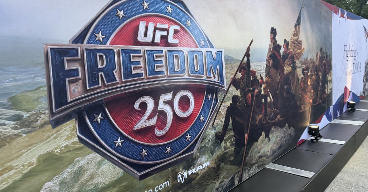 Walkway to UFC 250 fight at White House | Just the News — Image credit: FBI stopped alleged terror plot to attack UFC 250 event with drones and snipers, officials said | Just The News
