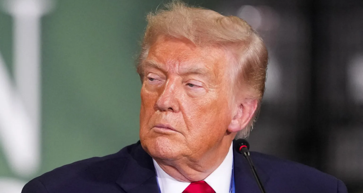 Trump — Image credit: Trump abruptly ends NBC interview after clash over 'rigged election' claim - MyJoyOnline