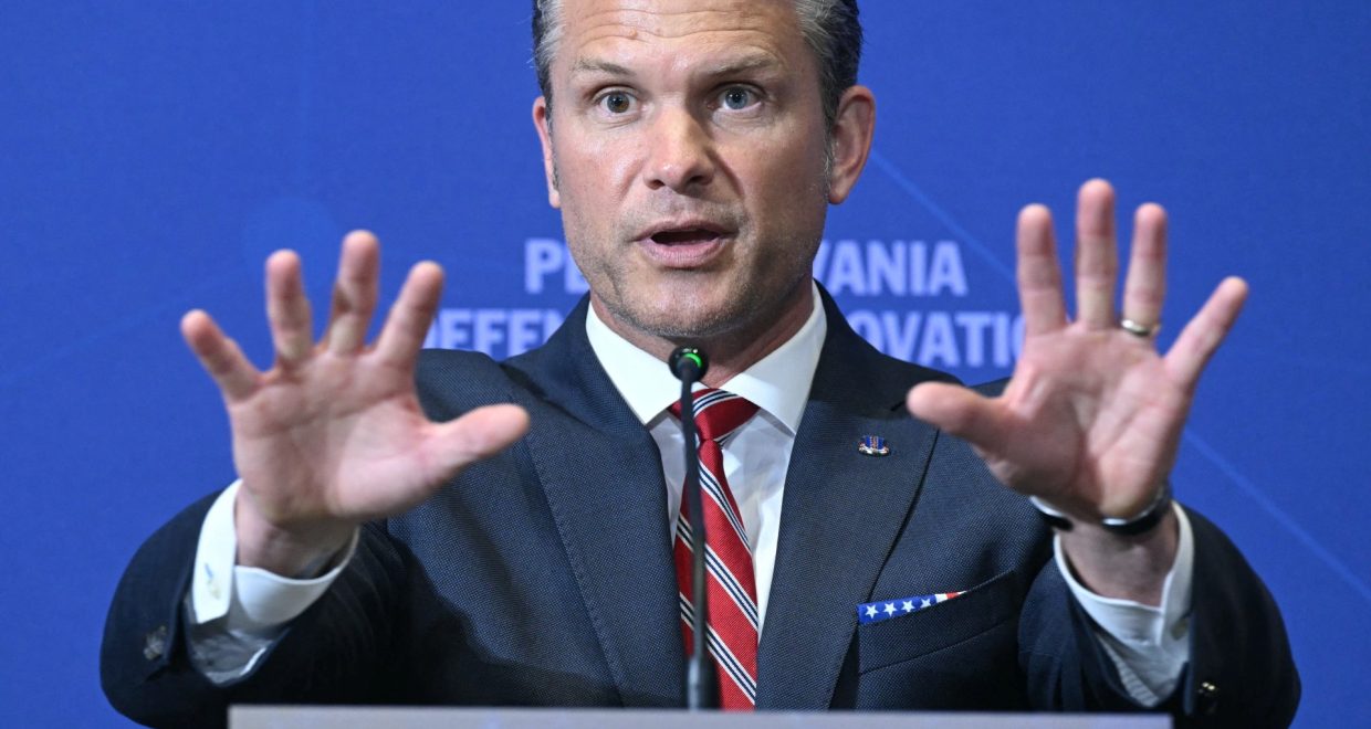 Pete Hegseth says US military to start testosterone screening for over 30s — Image credit: Al Jazeera / Heba Habib